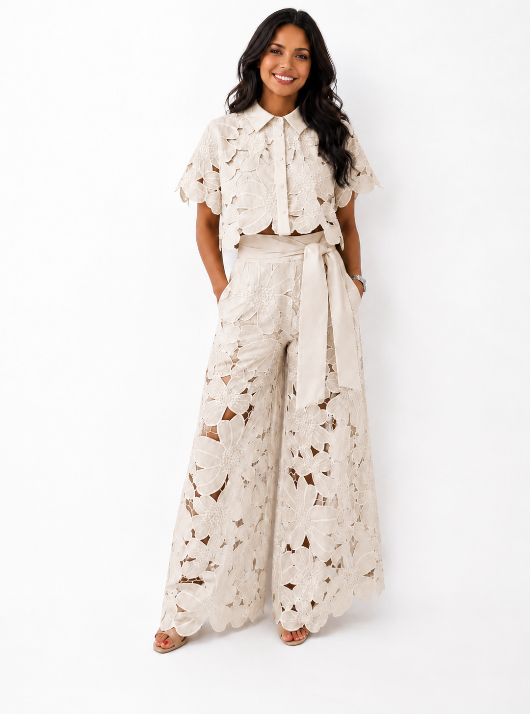 CLODAGH | EMBROIDERED TWO-PIECE SET