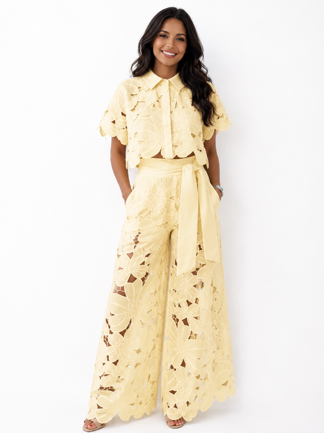 CLODAGH | EMBROIDERED TWO-PIECE SET