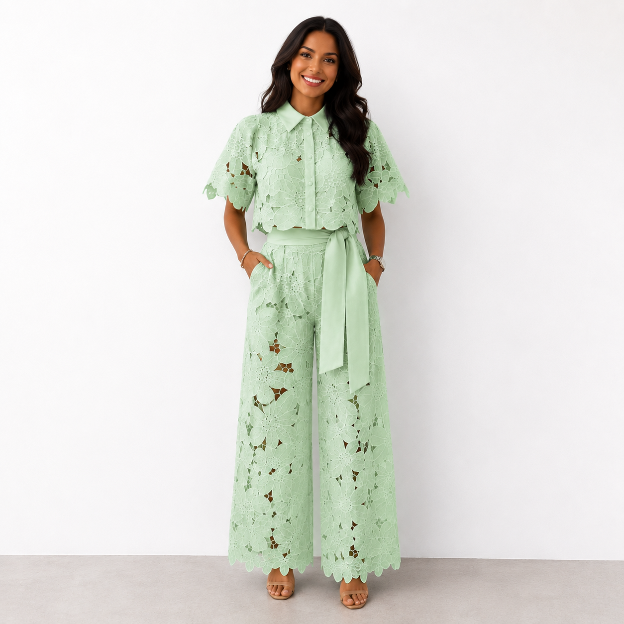 CLODAGH | EMBROIDERED TWO-PIECE SET