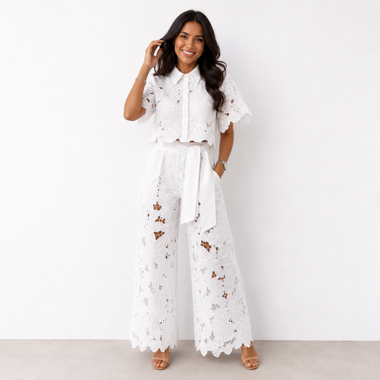 CLODAGH | EMBROIDERED TWO-PIECE SET