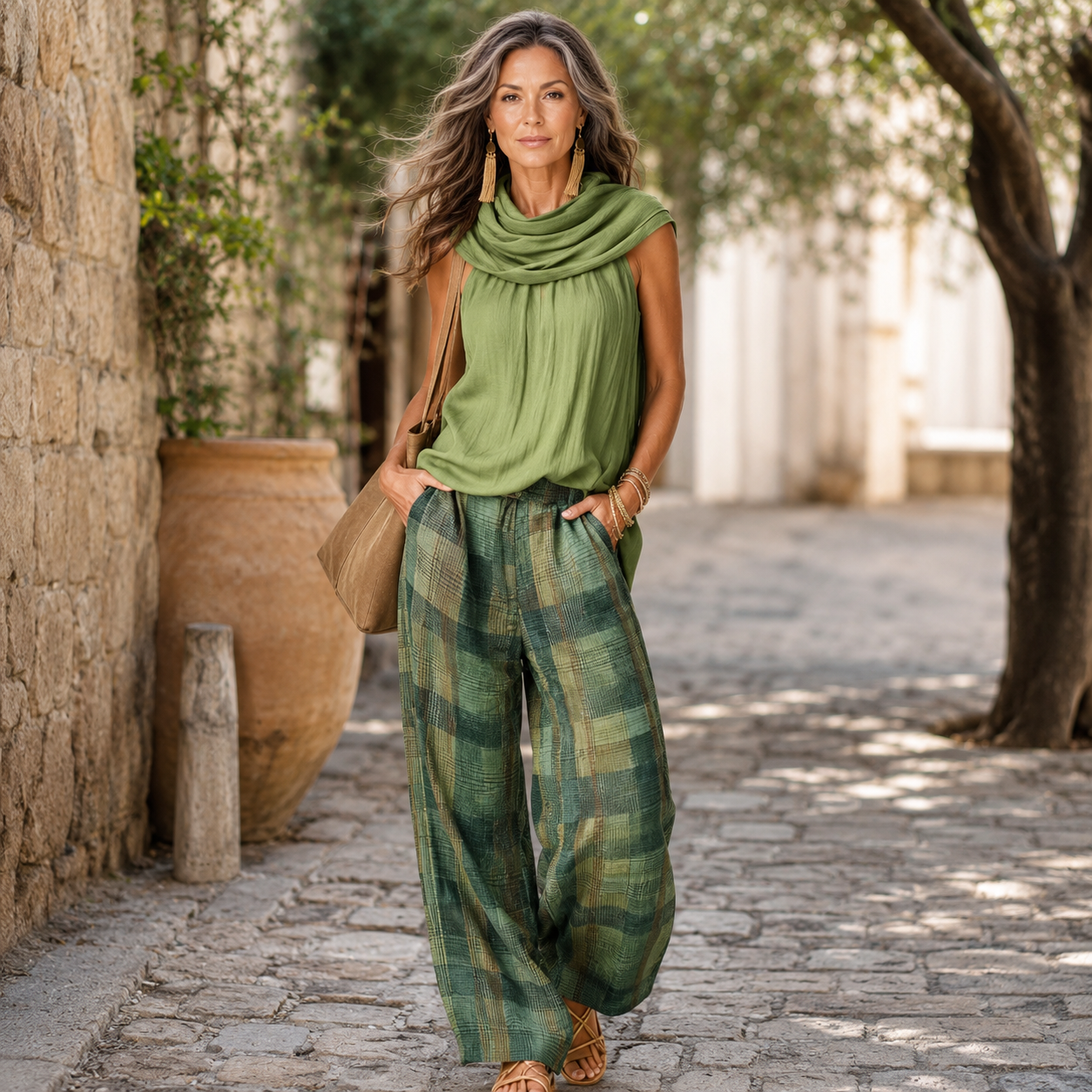 SAOIRSE | CHECK TWO-PIECE SET