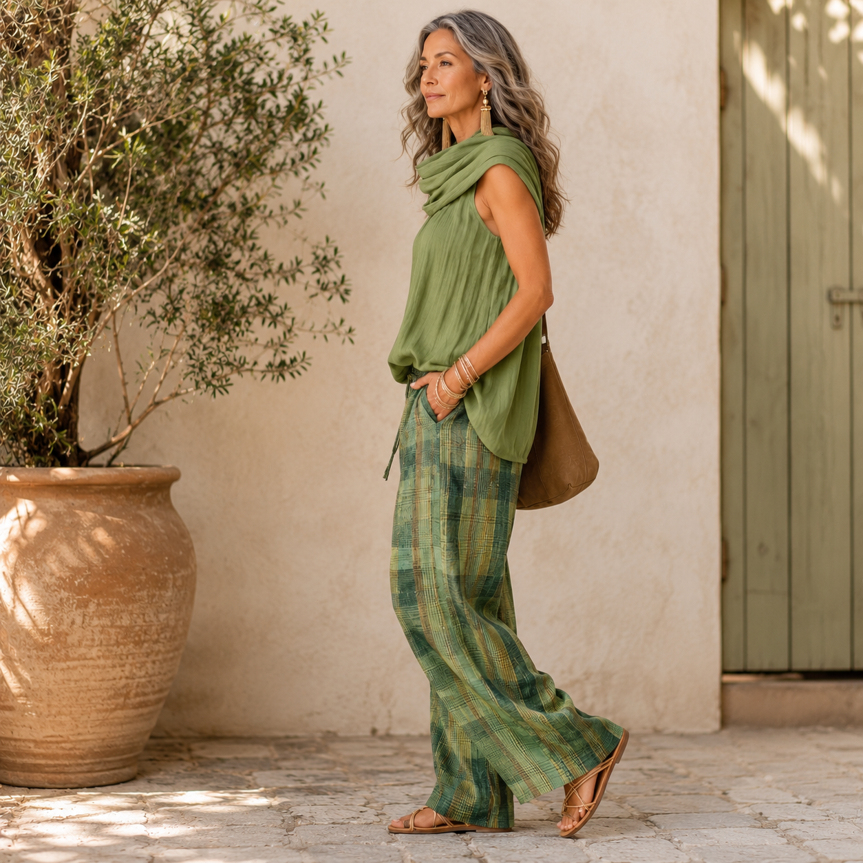 SAOIRSE | CHECK TWO-PIECE SET