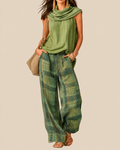 SAOIRSE | CHECK TWO-PIECE SET