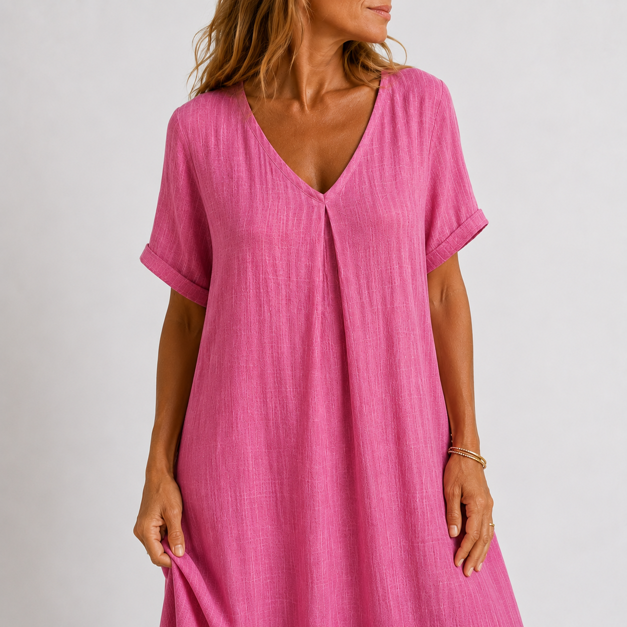 Violette | Flowing V-Neck Maxi Dress