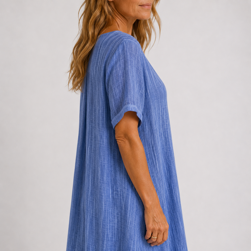Violette | Flowing V-Neck Maxi Dress