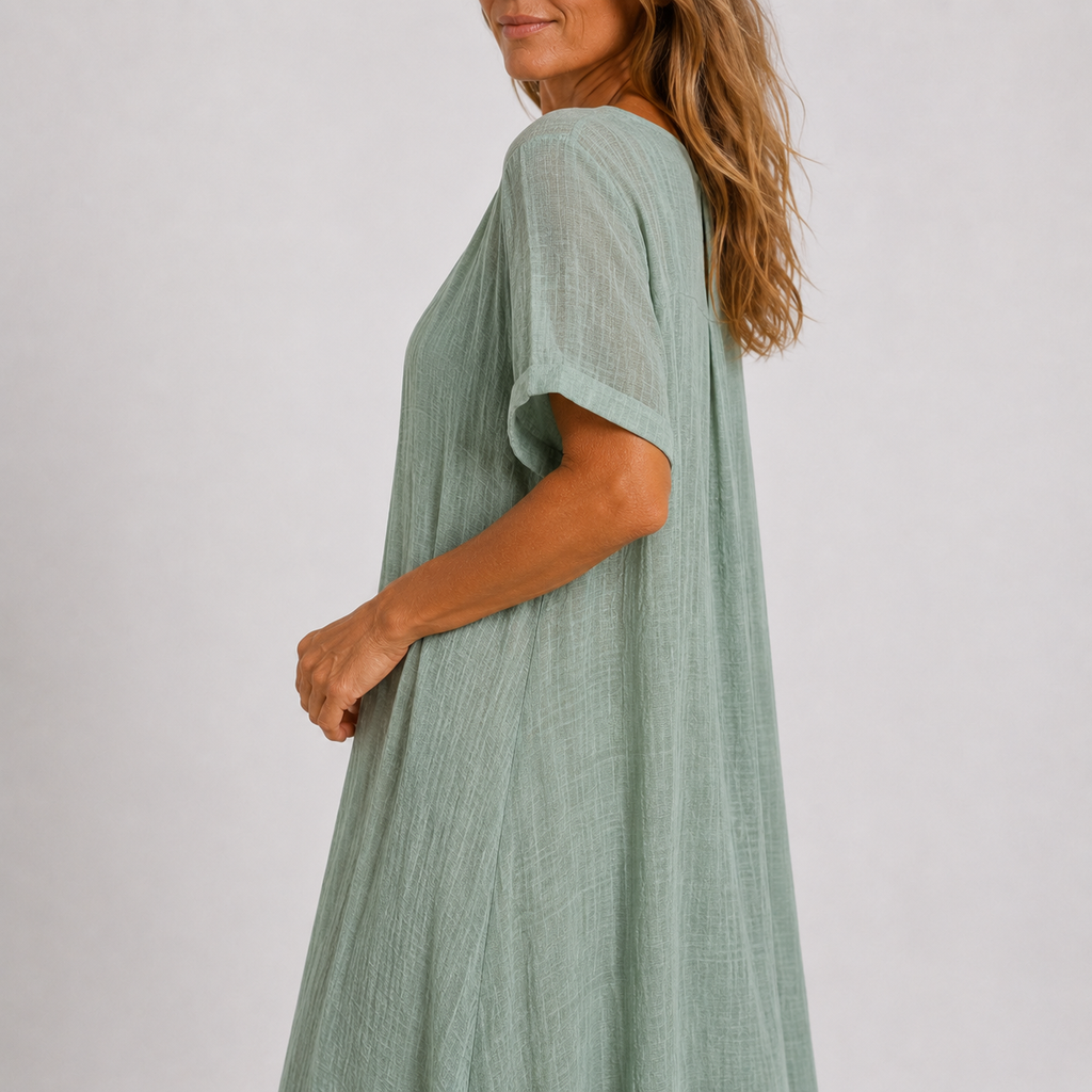 Violette | Flowing V-Neck Maxi Dress
