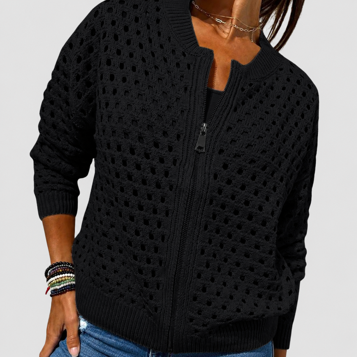 NEASA | KNITTED CARDIGAN