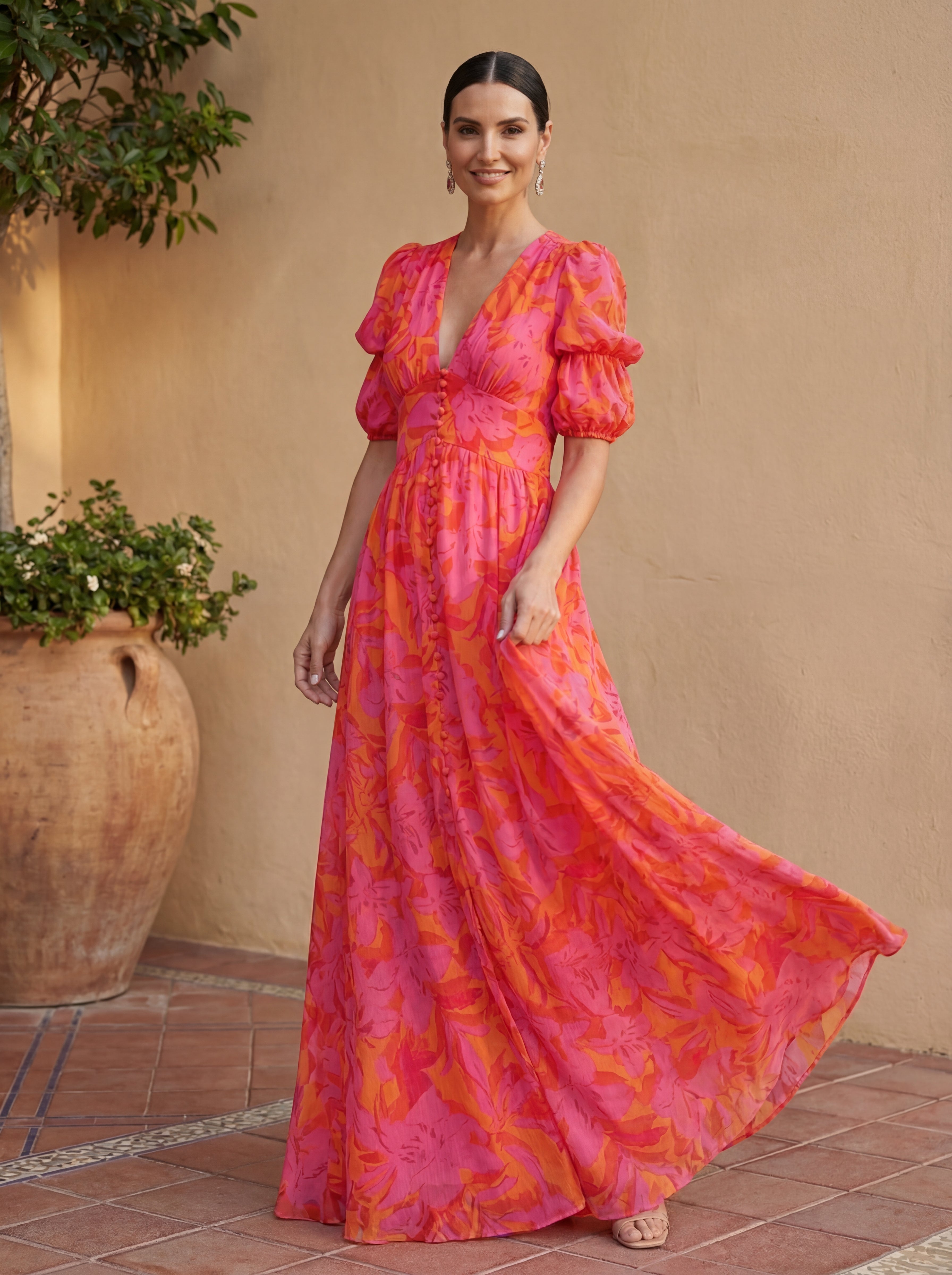 BLÁTHNAID | FLOWING MAXI DRESS