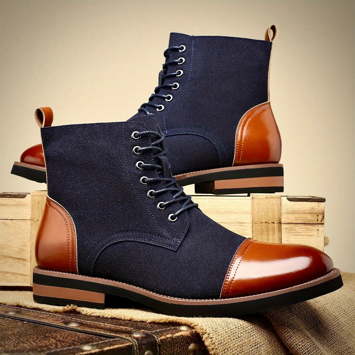 CIAN | OXFORD LACE-UP BOOTS