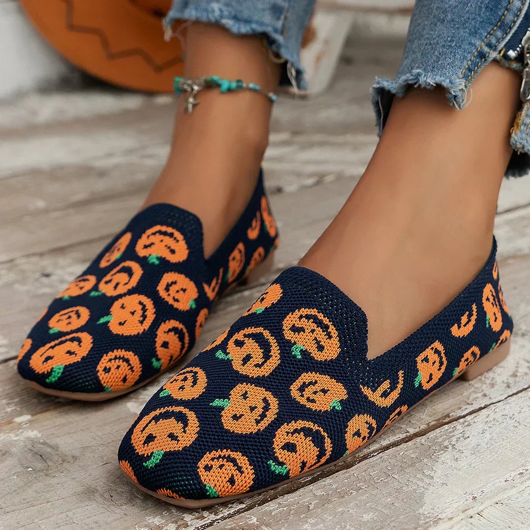 Mary | Breathable Knit Slip-On Flats