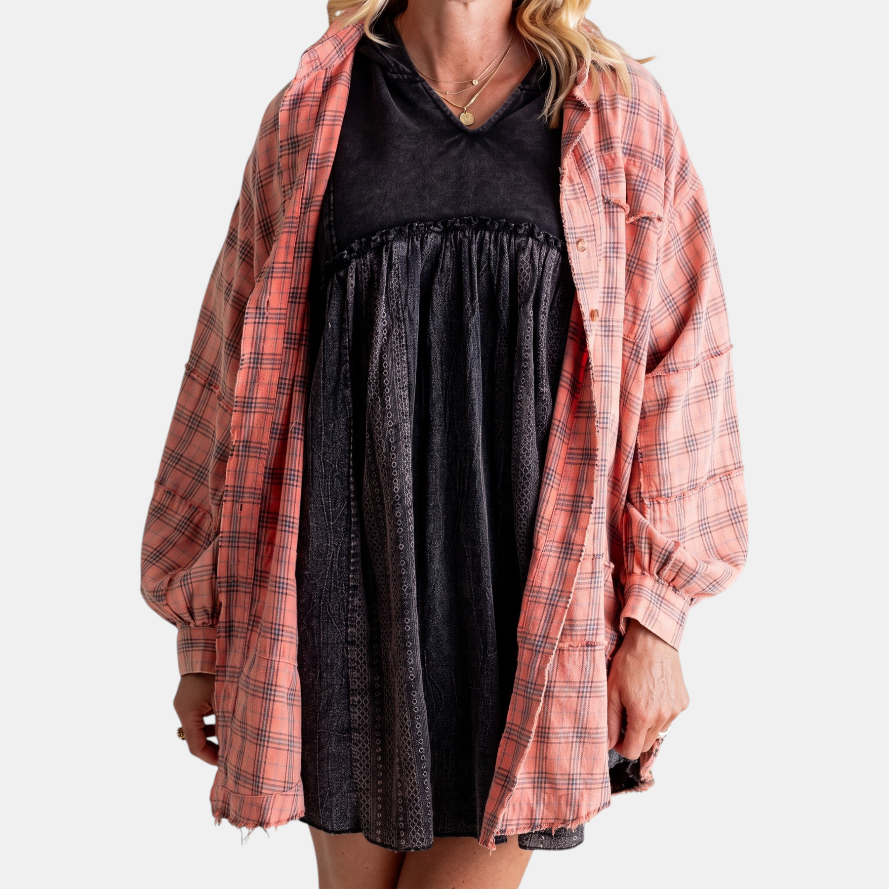 SAOIRSE | OVERSIZED FLANNEL BLOUSE