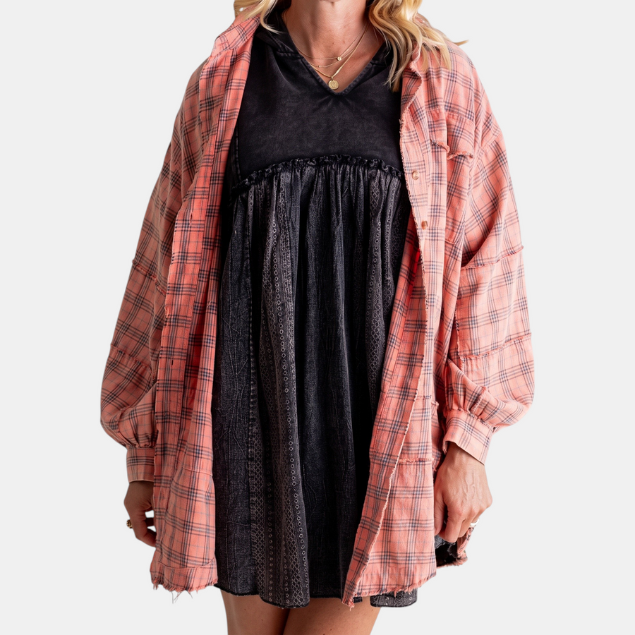 SAOIRSE | OVERSIZED FLANNEL BLOUSE