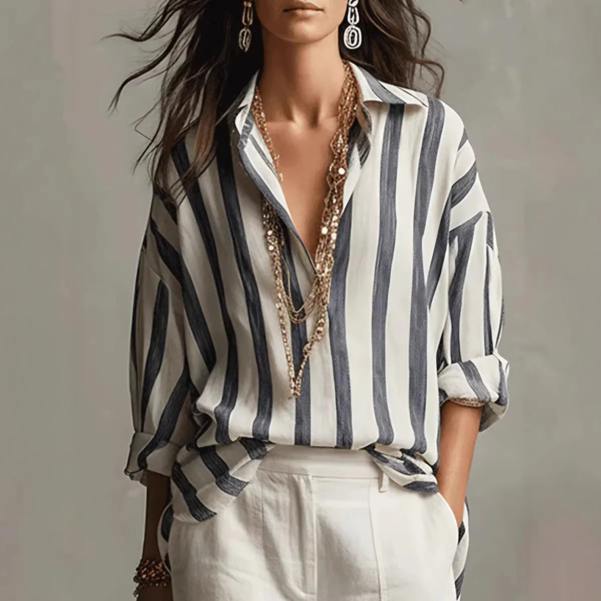 Amaris | Linen Dress Shirt