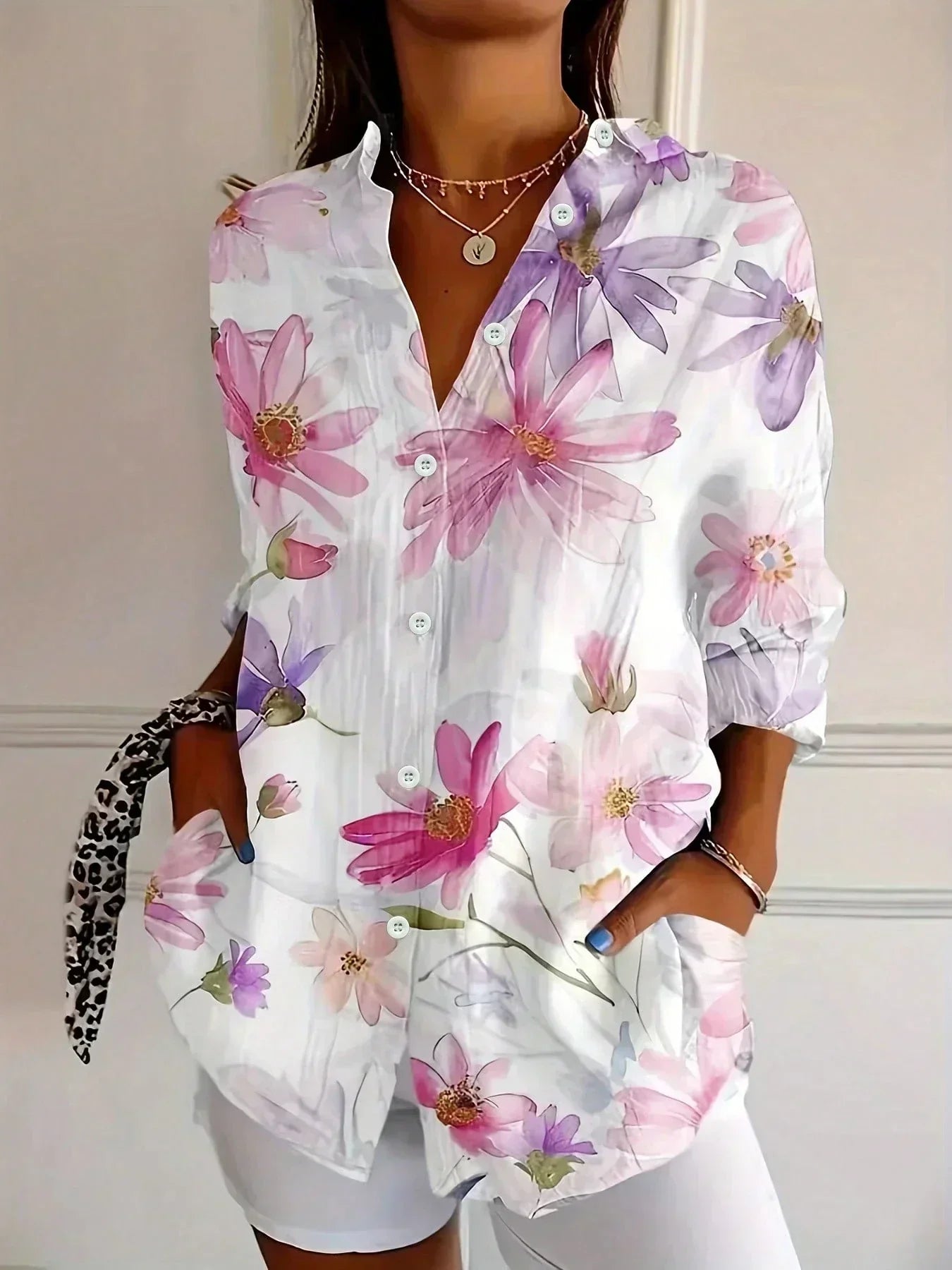 Rivessa | Colourful Pattern Blouse