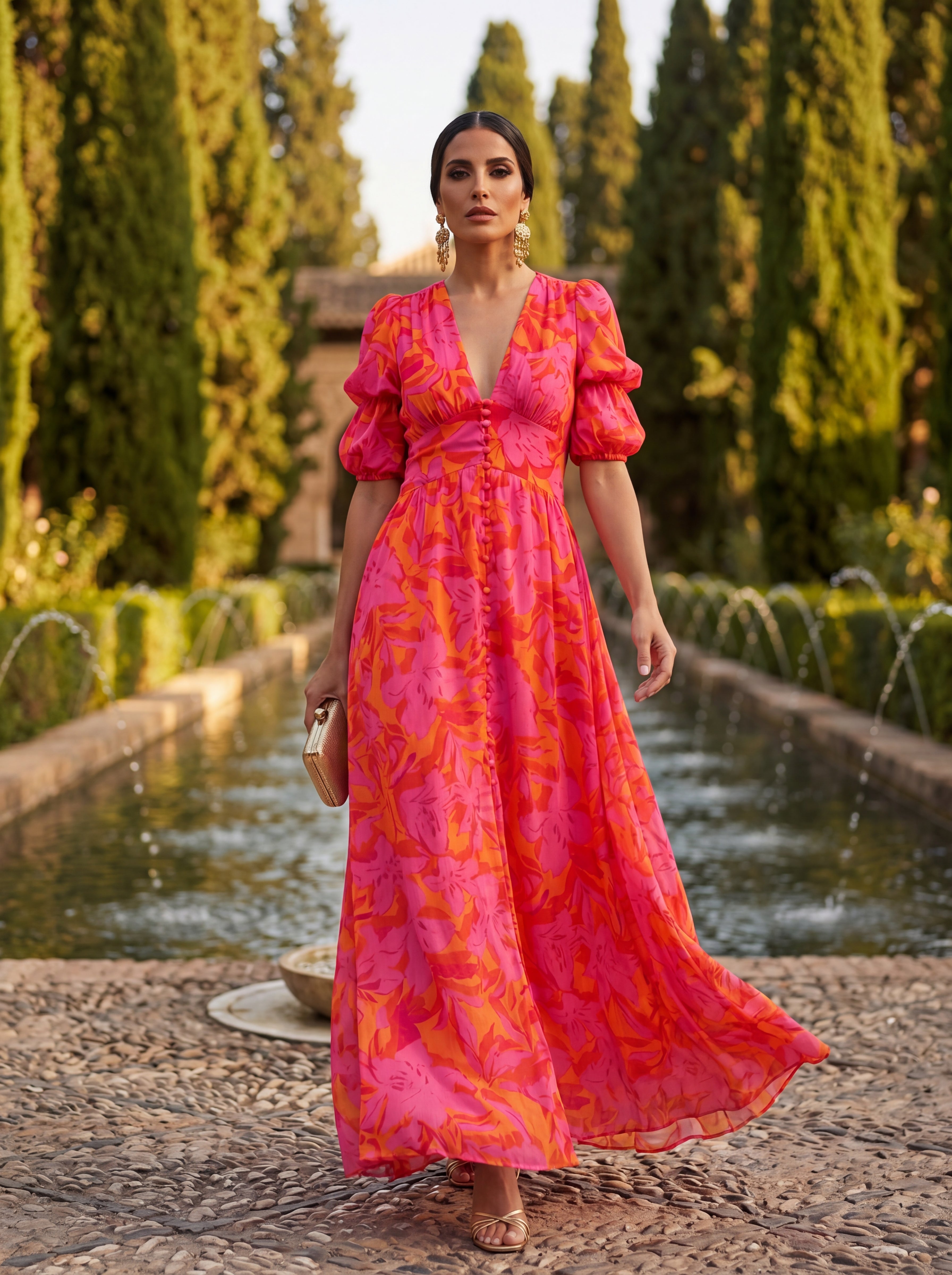 BLÁTHNAID | FLOWING MAXI DRESS