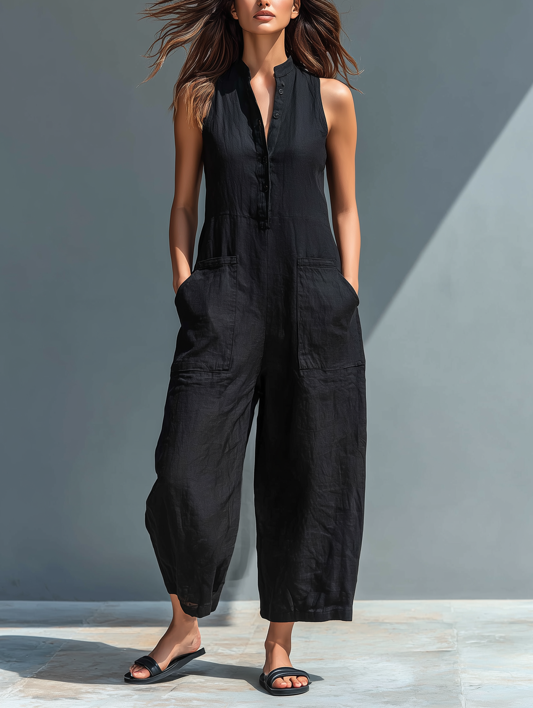 RÓISE | RELAXED SLEEVELESS JUMPSUIT