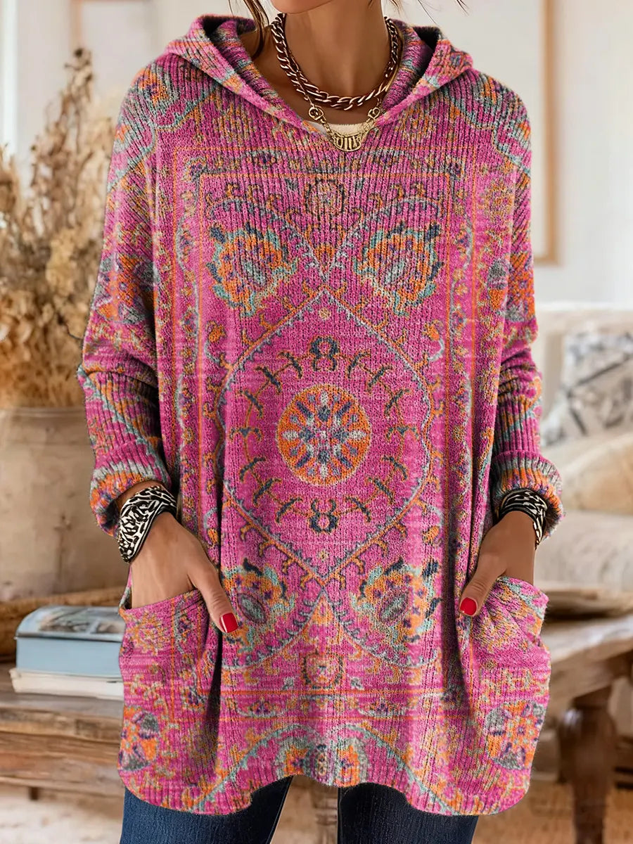 AISLING | HOODED KNIT JUMPER
