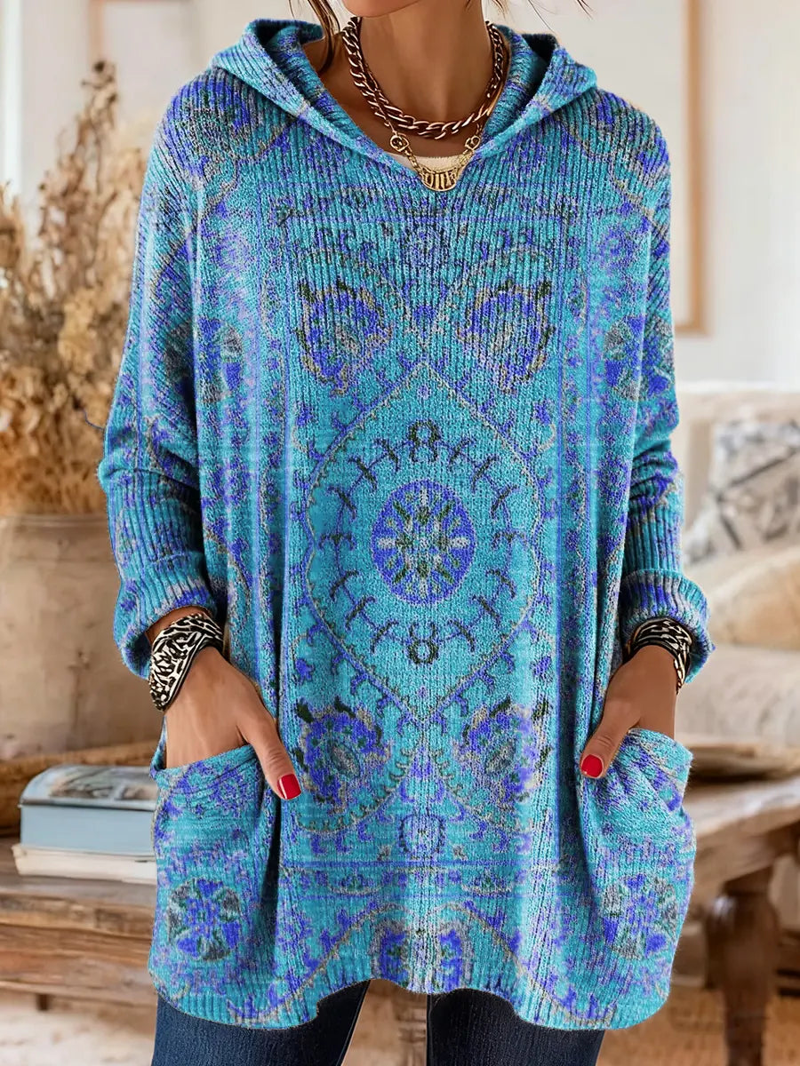 AISLING | HOODED KNIT JUMPER