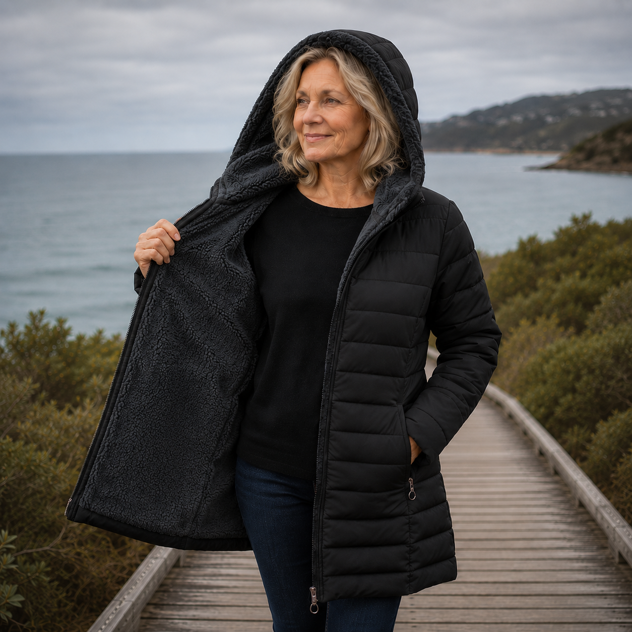 BRÍDÍN | FLEECE-LINED WINTER COAT