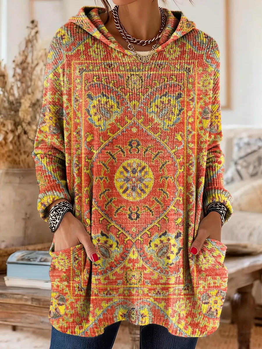 AISLING | HOODED KNIT JUMPER