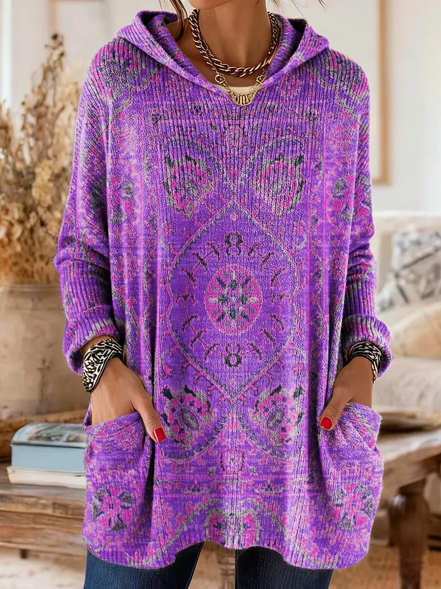 AISLING | HOODED KNIT JUMPER