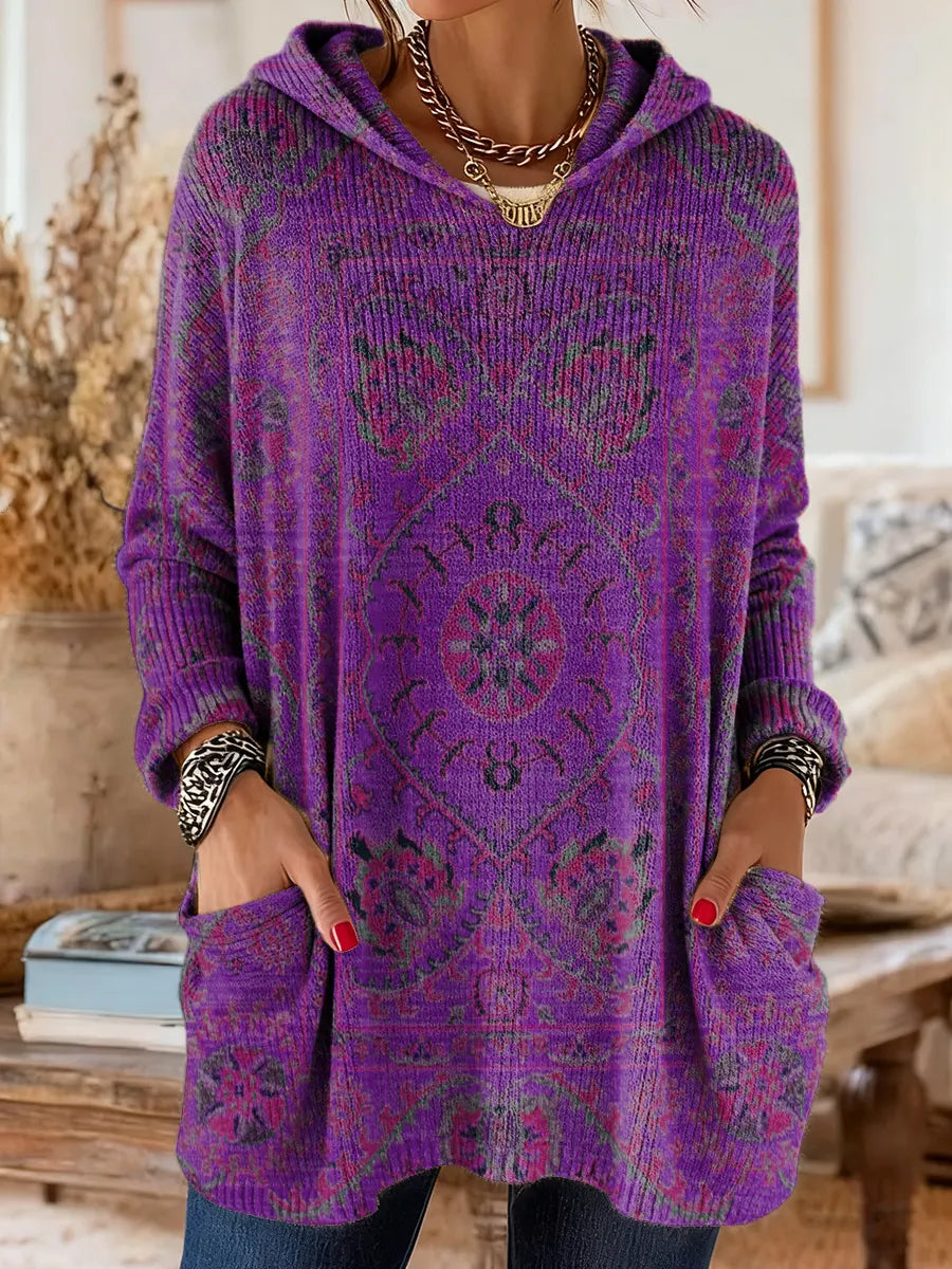 AISLING | HOODED KNIT JUMPER