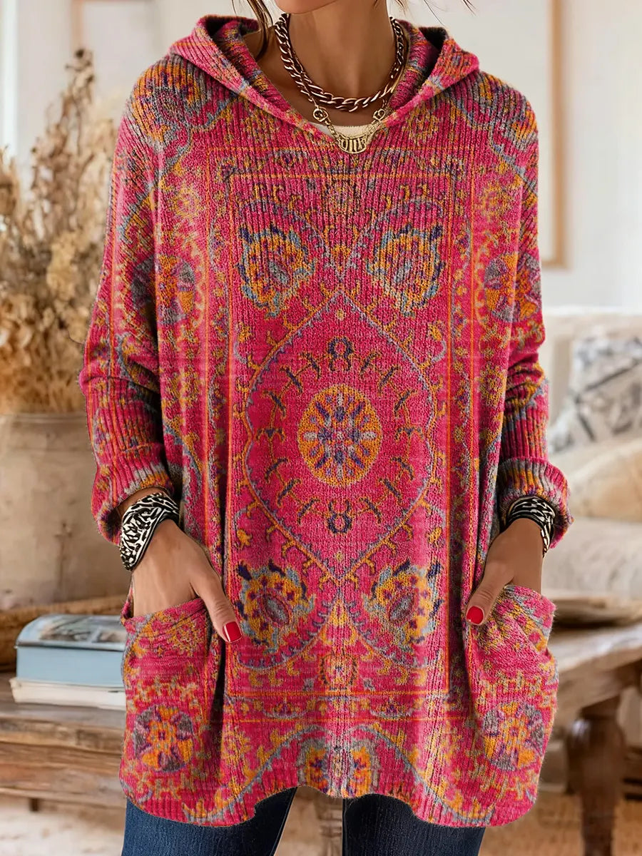 AISLING | HOODED KNIT JUMPER