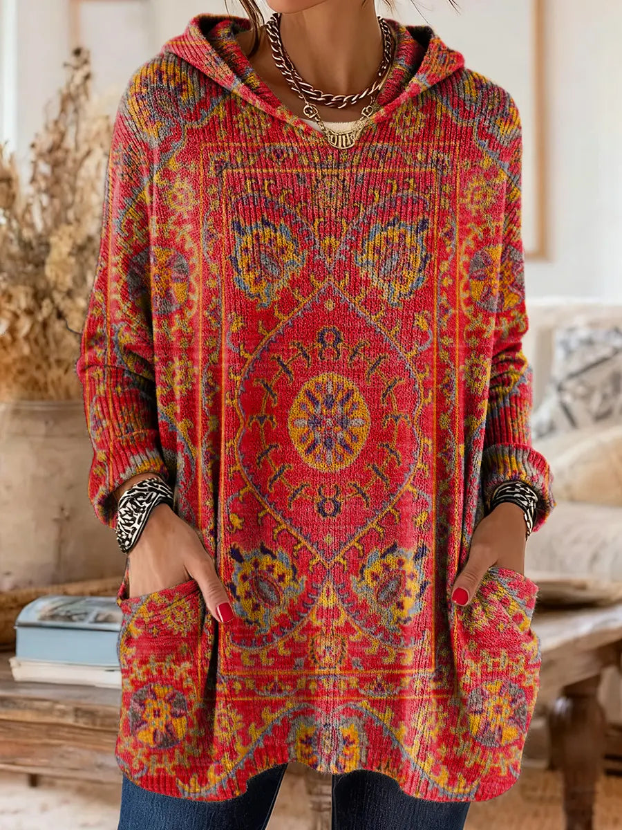 AISLING | HOODED KNIT JUMPER
