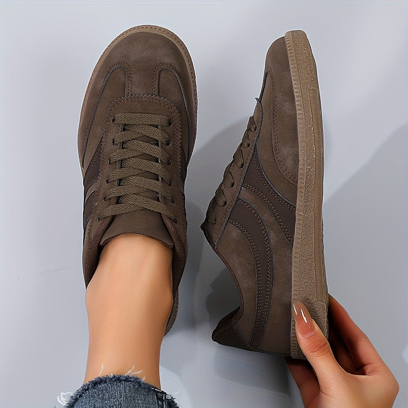 Reeve | Retro Lace-Up Flatform Trainers