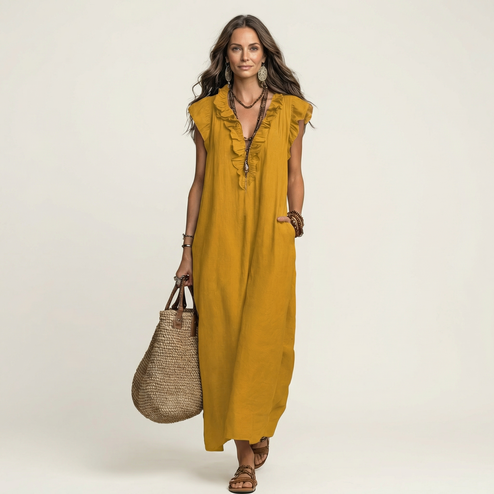 MÁIRÉAD FLOWING MAXI DRESS