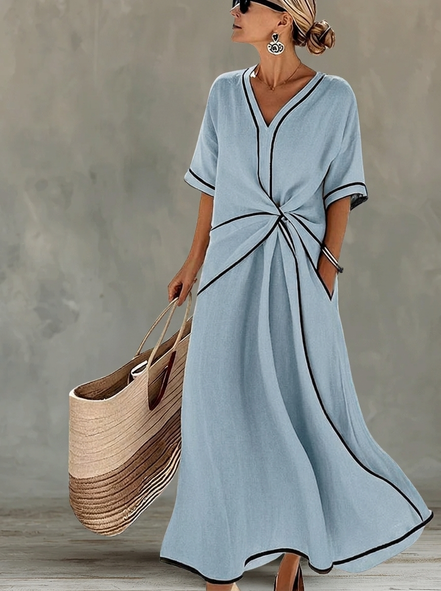 EMILY | ELEGANT DRAPED DRESS
