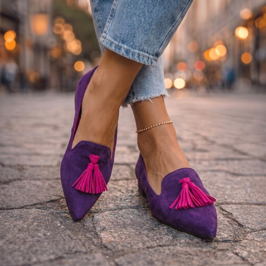 NIAMH | POINTED SLIP-ON FLATS