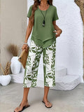 Arviellea | Casual Leaf Print Set