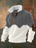 CIAN | HALF-ZIP JUMPER WITH SHERPA COLLAR