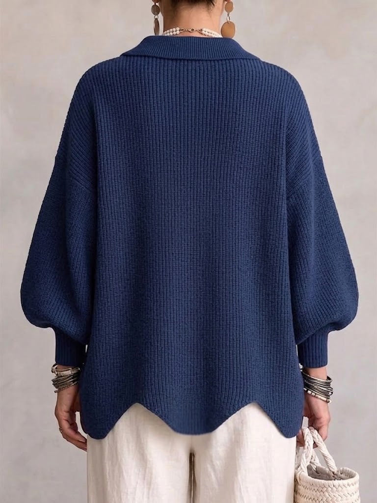 NIAMH | OVERSIZED COLLARED CARDIGAN