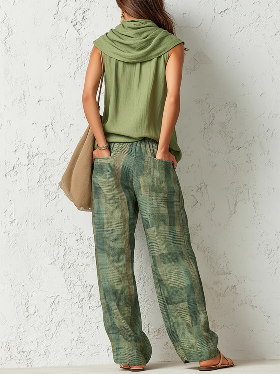 SAOIRSE | CHECK TWO-PIECE SET