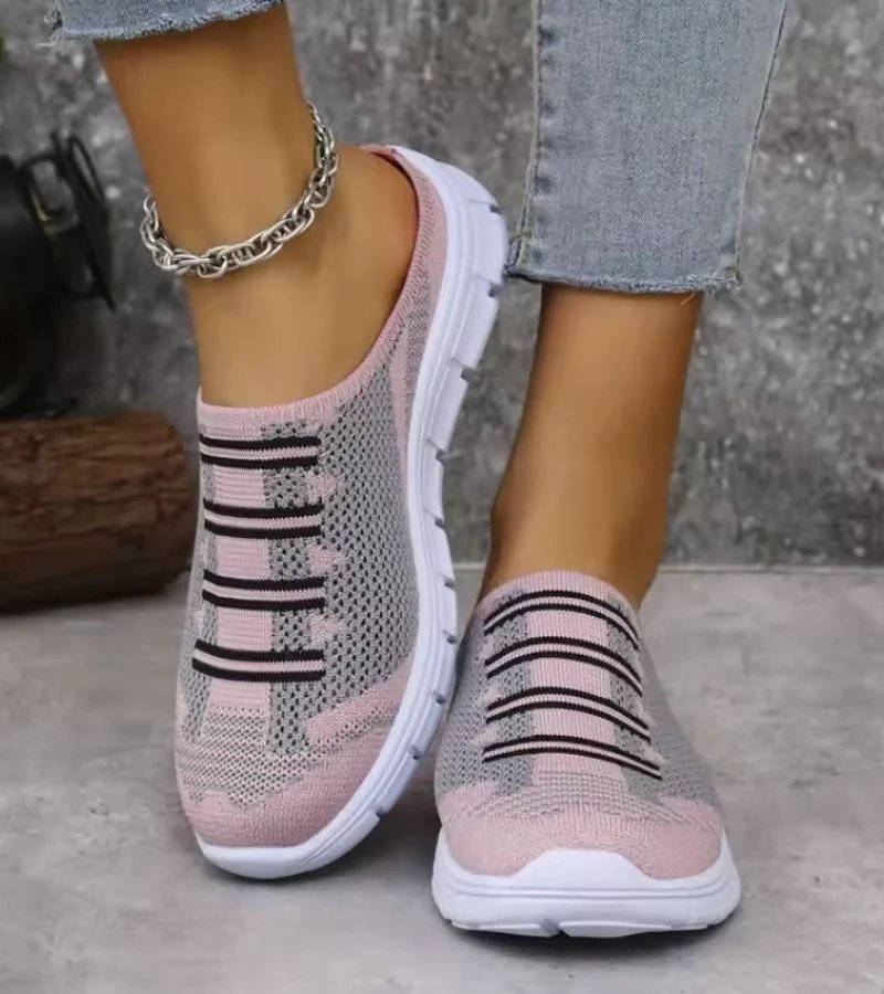 Lina | Breathable Mesh Slip-On Mule Trainers