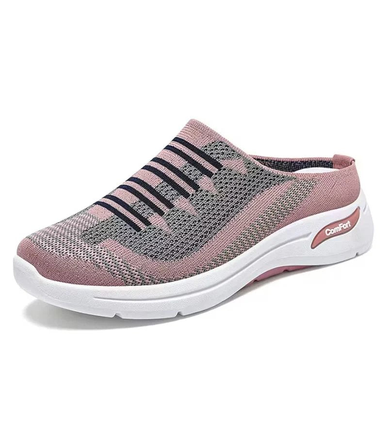 Lina | Breathable Mesh Slip-On Mule Trainers