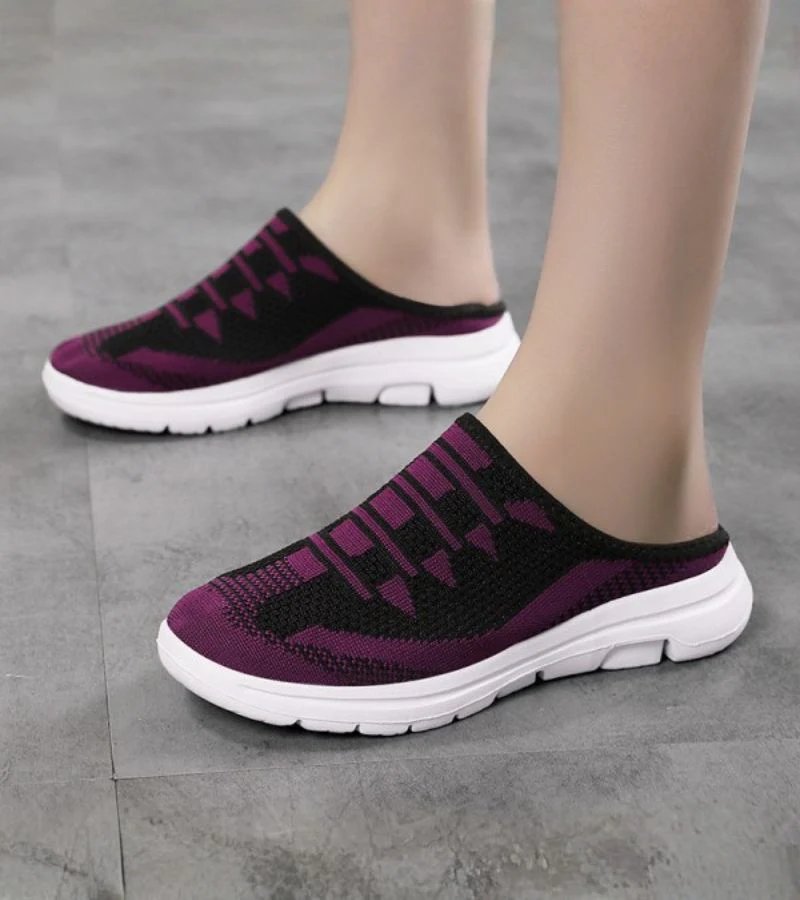 Lina | Breathable Mesh Slip-On Mule Trainers