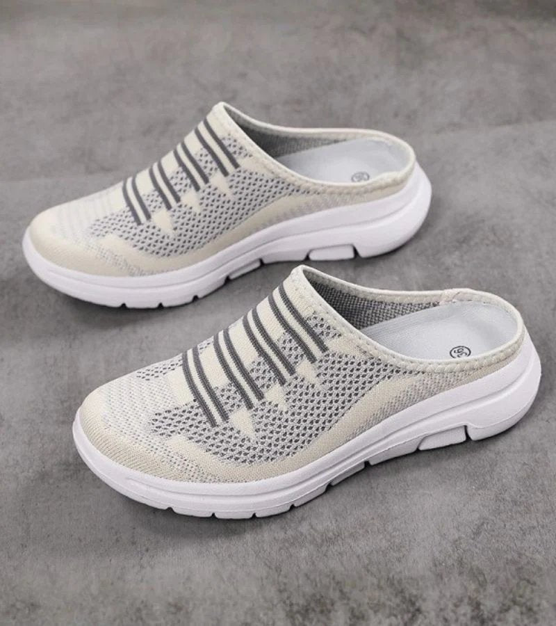 Lina | Breathable Mesh Slip-On Mule Trainers