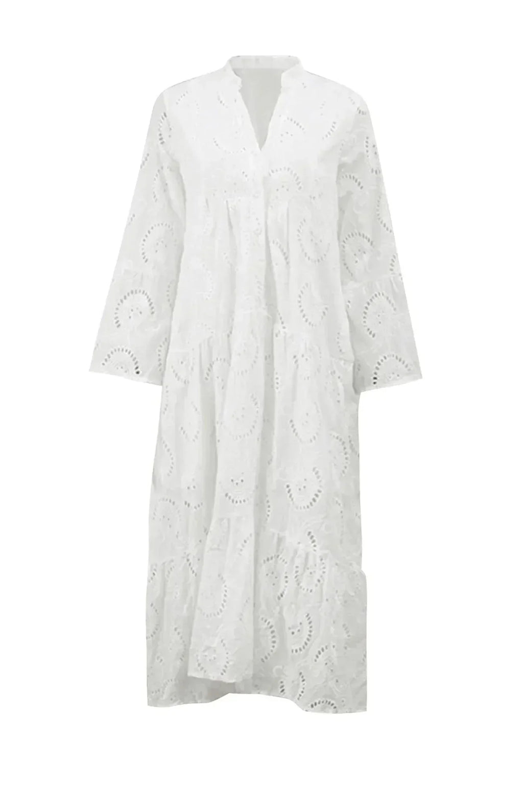 Celeste | Broderie Anglaise Maxi Dress