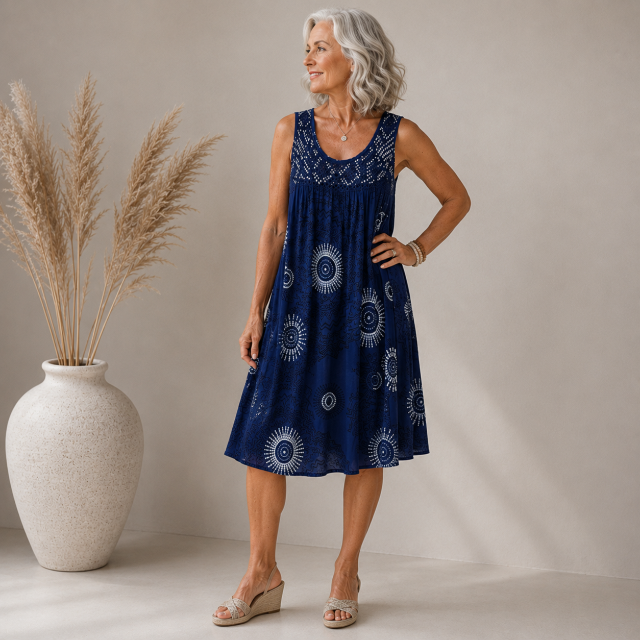 RÓISÍN | ARTISTIC PRINT SUMMER DRESS