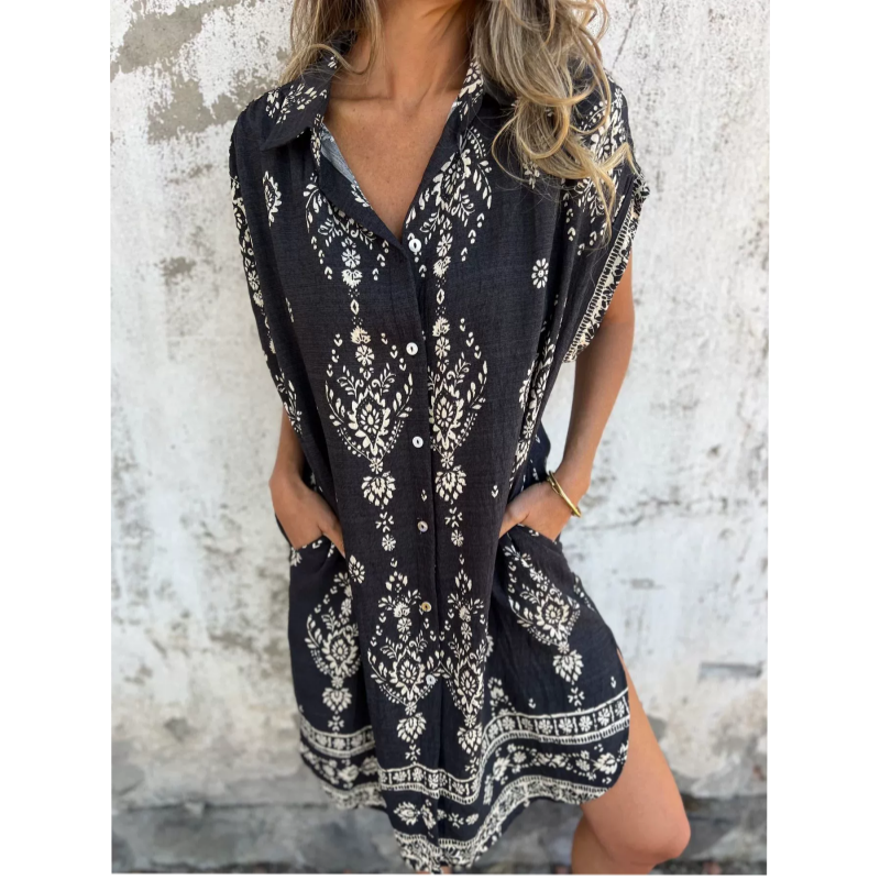 Emmeline | Printed Pocket Dress