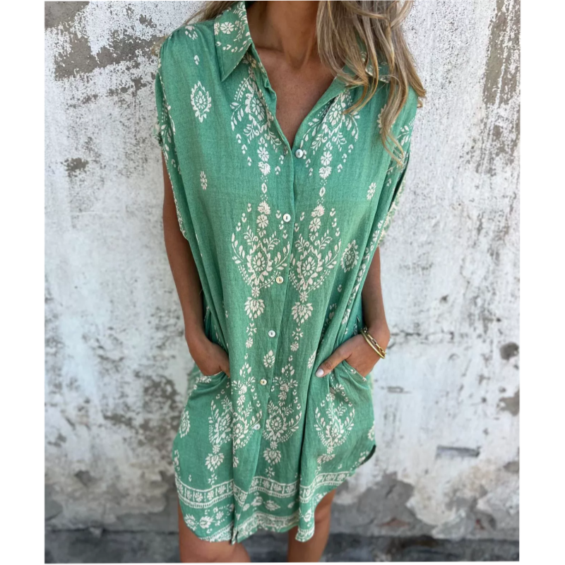 Emmeline | Printed Pocket Dress