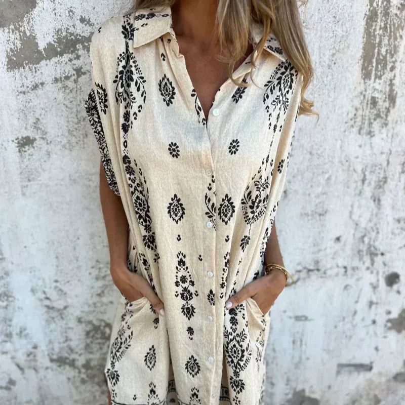 Emmeline | Printed Pocket Dress