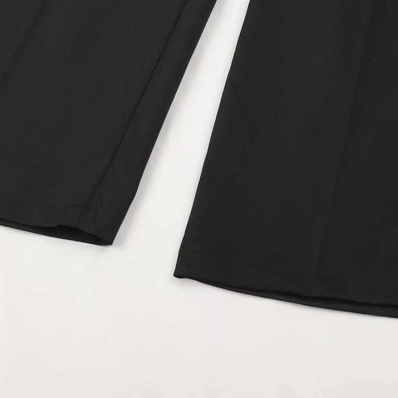 Quinn | High-Waist Wide-Leg Tailored Trousers