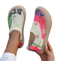 Flora | Printed Slip-On Flat Shoes